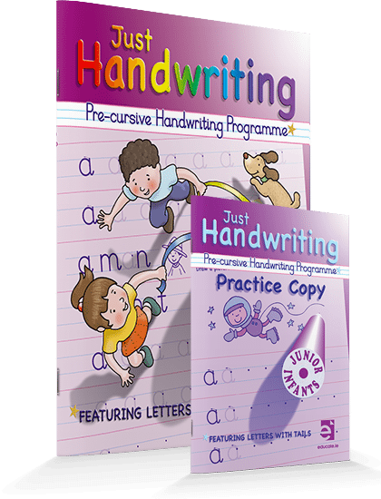 Just Handwriting - Junior Infants (incl Practice Copy) - Junior Infants ...