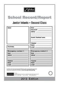 Fallon’s Report Card Junior Infants – 2nd Class