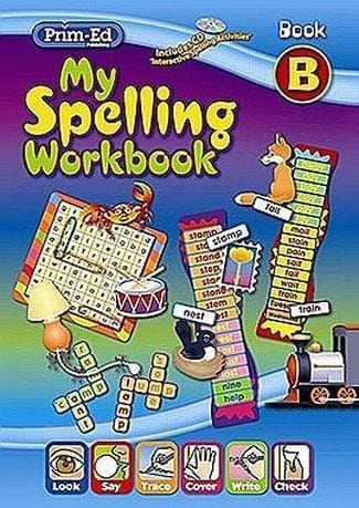 My Spelling Workbook B - Primary School Books, English, First Class,