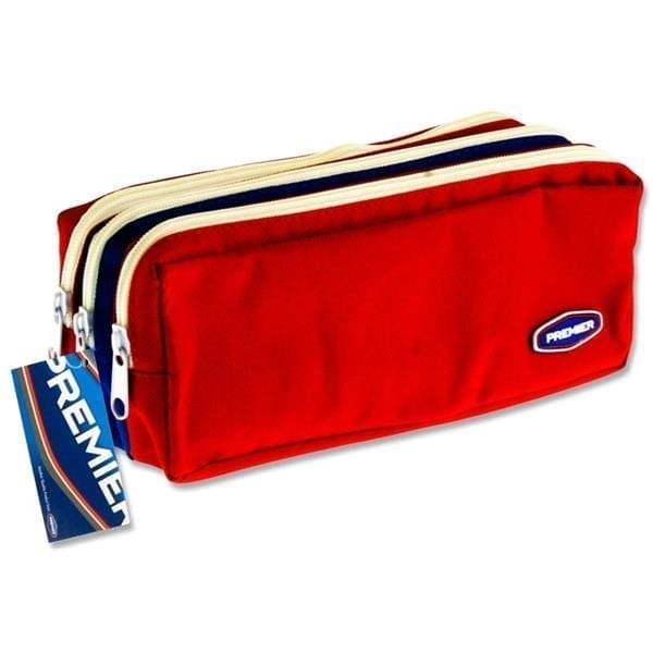 three pocket pencil case